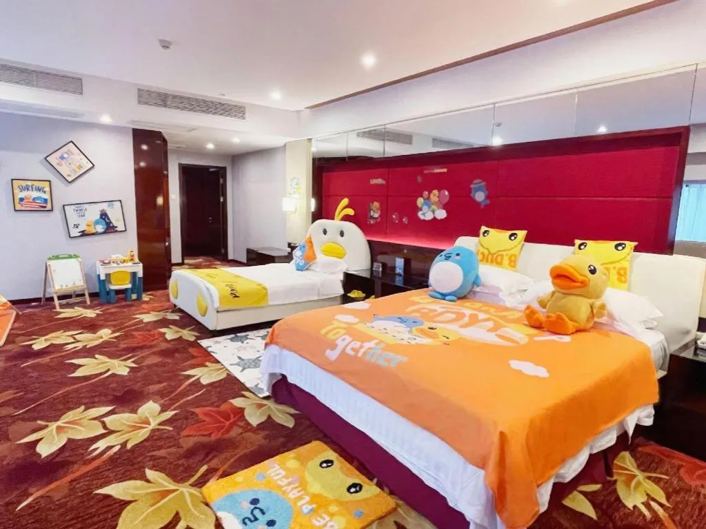 Bed in West International Trade Grand Hotel