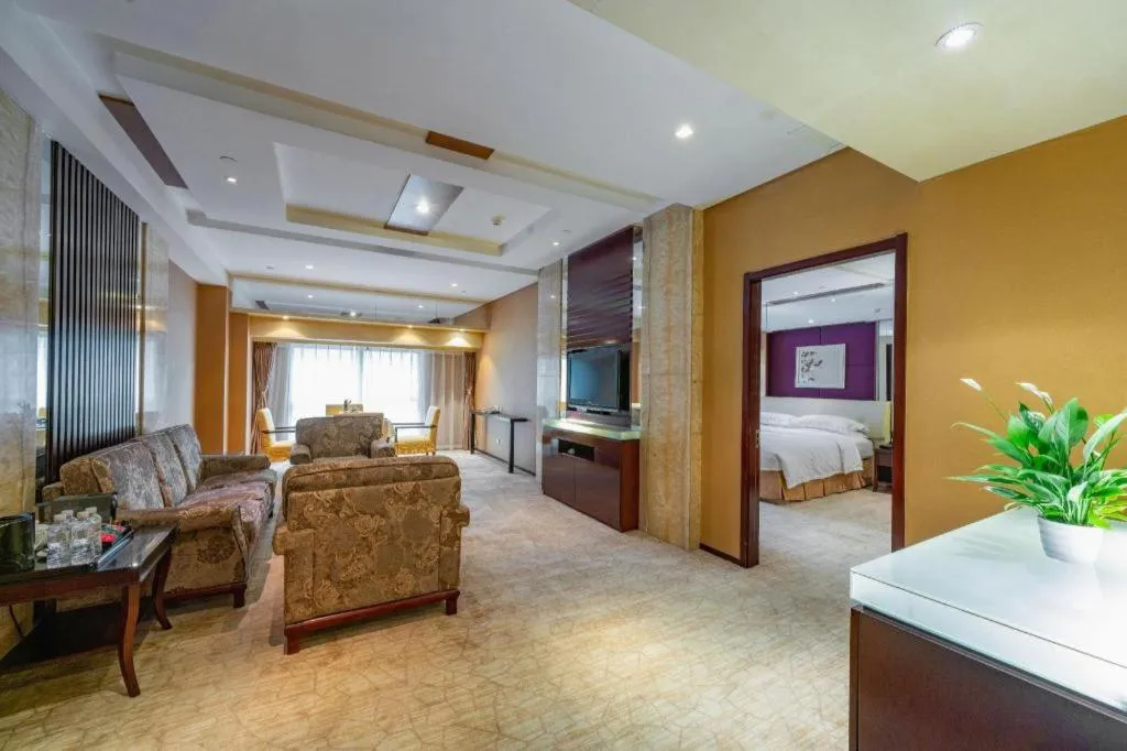 Bed in West International Trade Grand Hotel