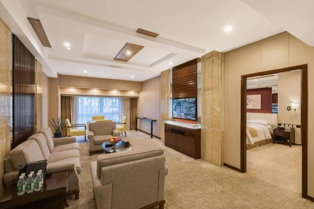 Bed in West International Trade Grand Hotel