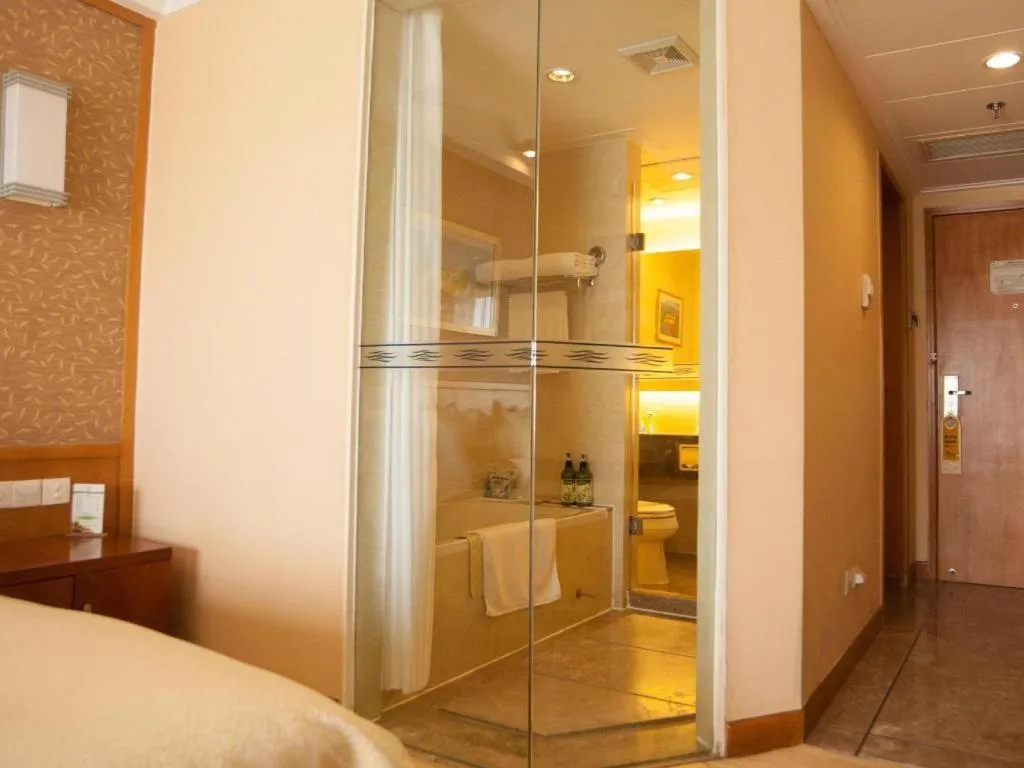 Bed in Qingdao Blue Horizon Hotel Huangdao