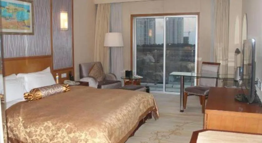 Bed in Qingdao Blue Horizon Hotel Huangdao