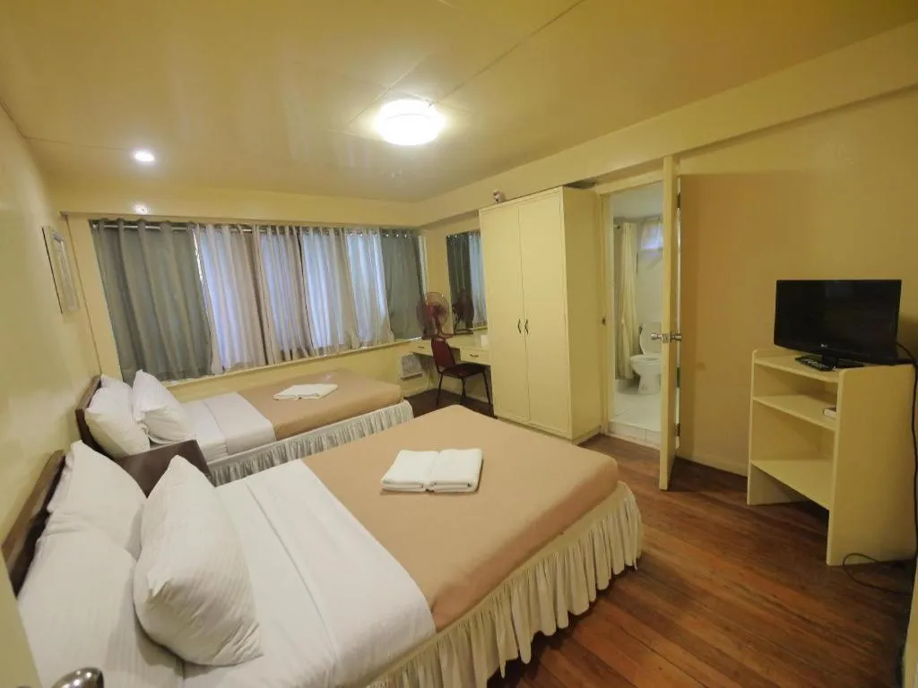 Bed in Mountain Lodge Hotel and Restaurant