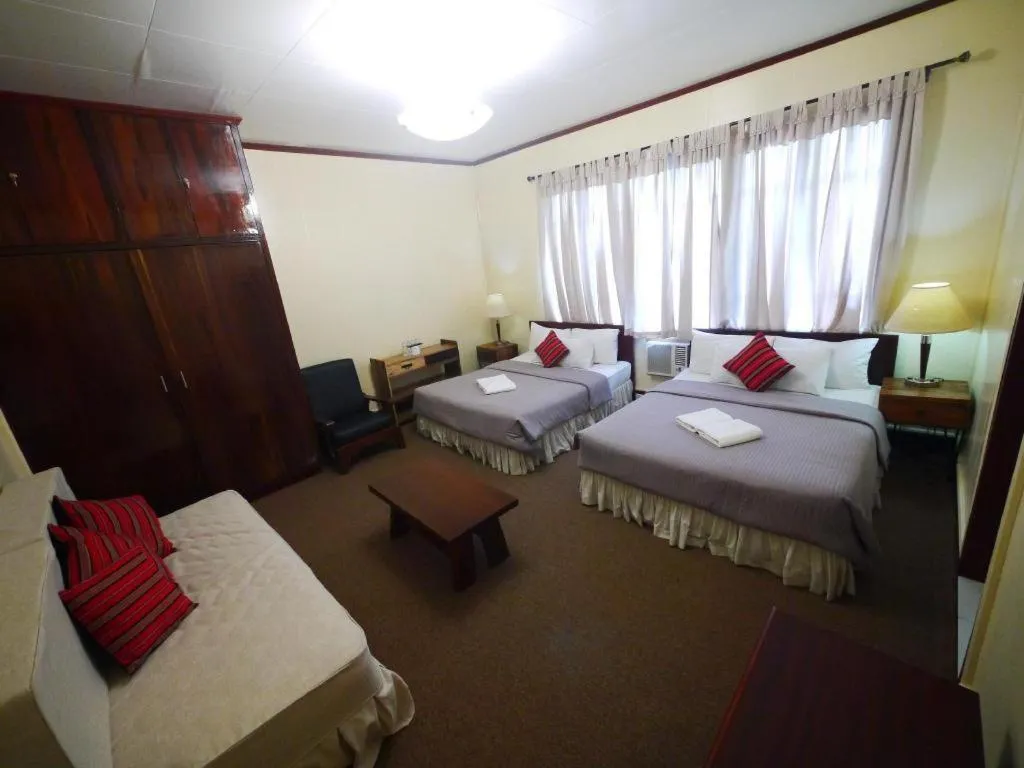 Bed in Mountain Lodge Hotel and Restaurant