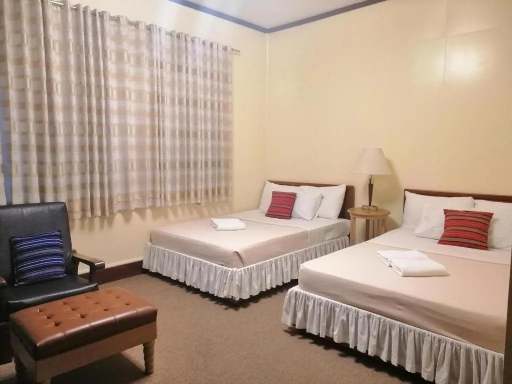 Bed in Mountain Lodge Hotel and Restaurant