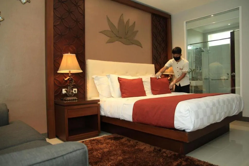 Bed in The Arnawa Hotel