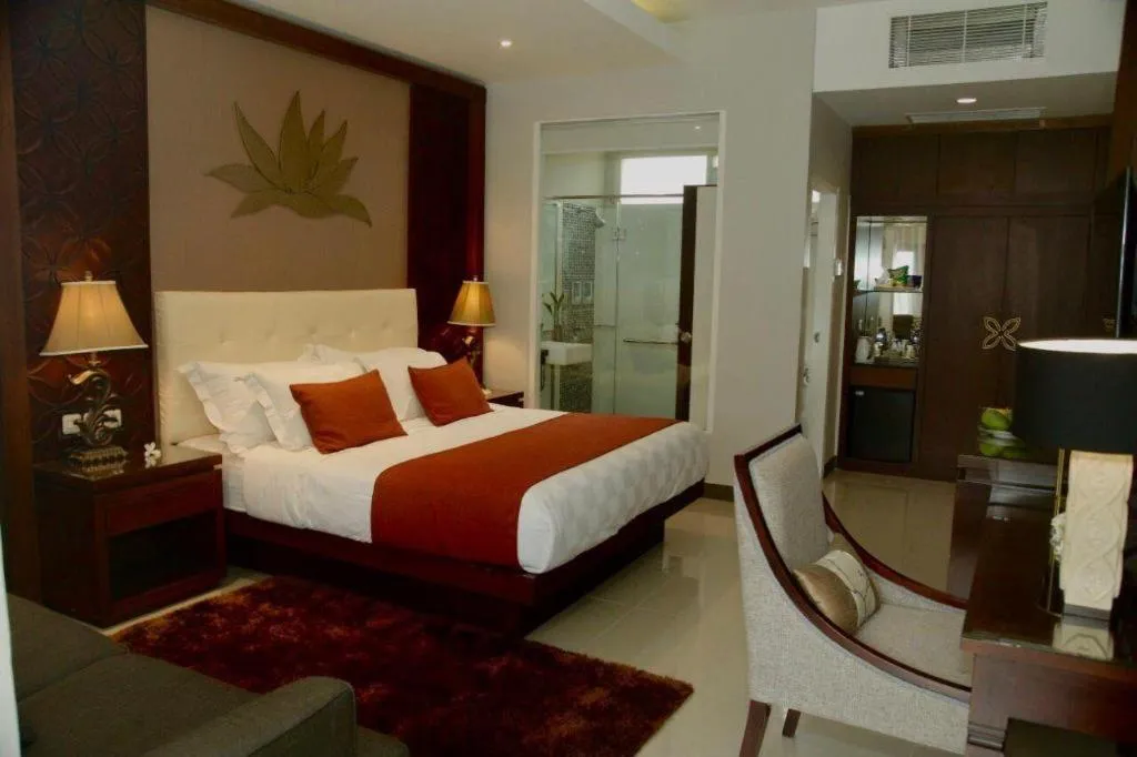 Bed in The Arnawa Hotel