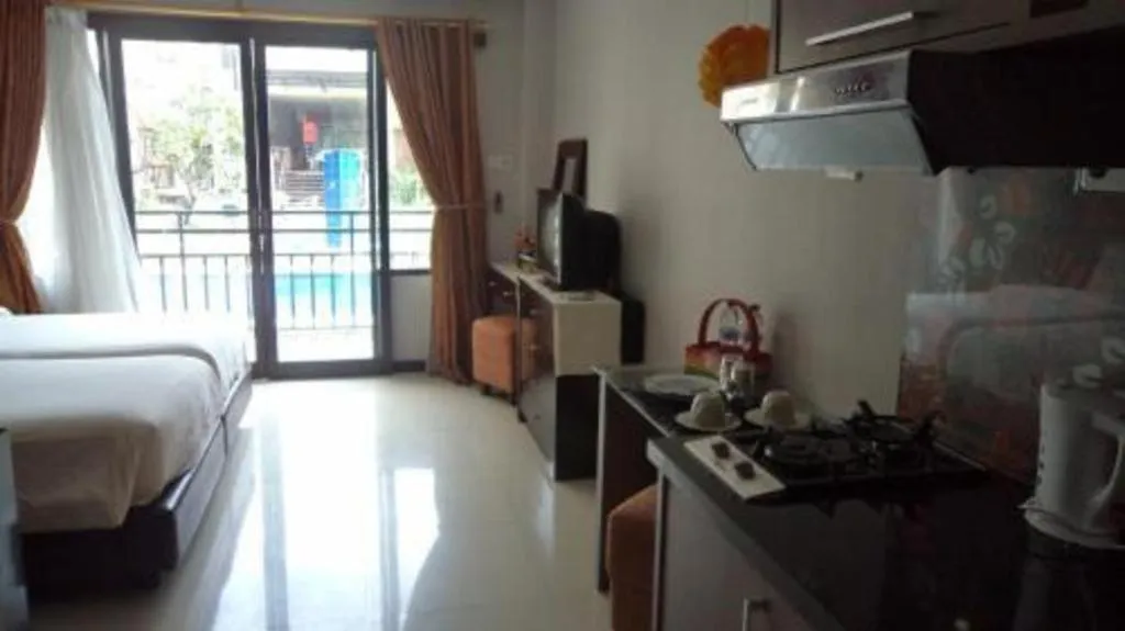 Bed in The Aroma's of Bali Hotel & Residence