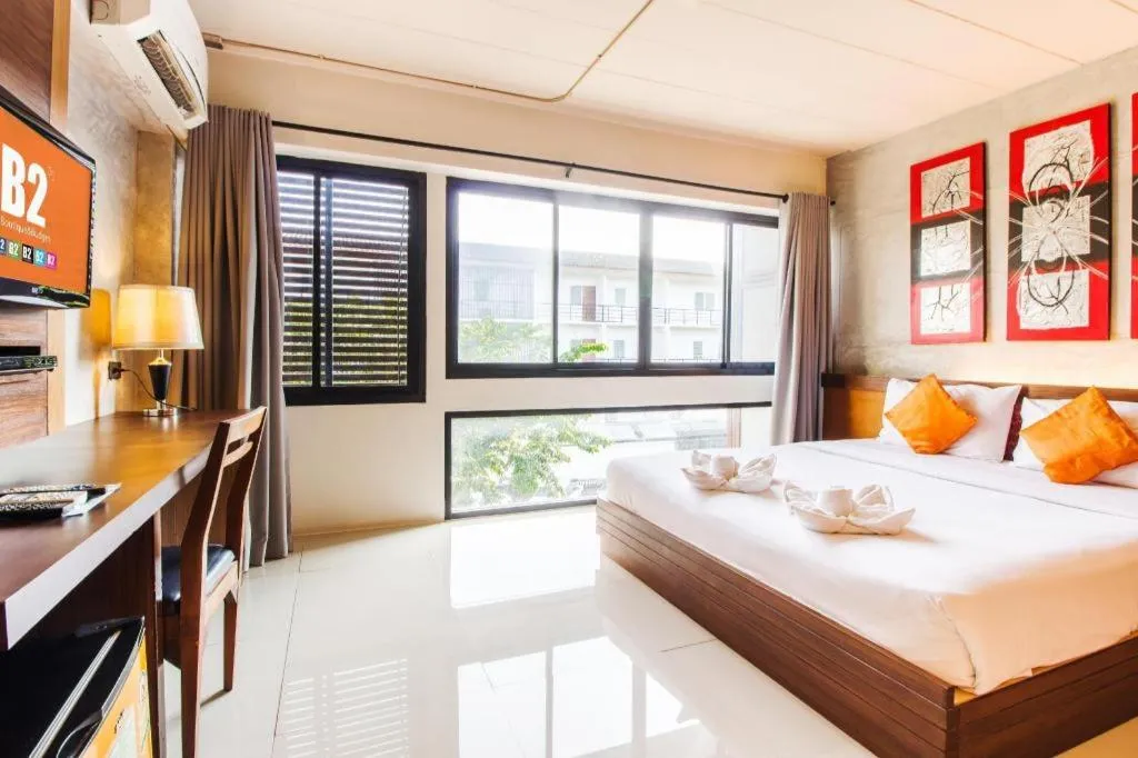 Bed in B2 Chiang Rai Boutique & Budget