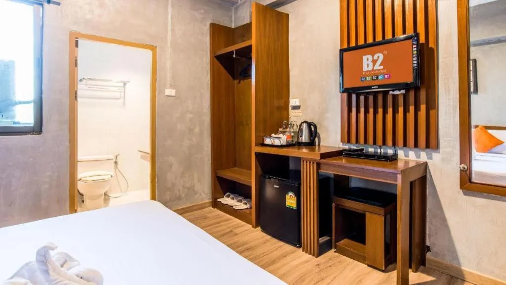 Bed in B2 Chiang Rai Night Bazaar Boutique & Budget Hotel