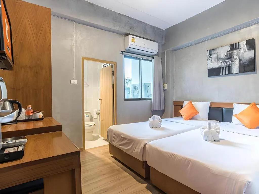 Bed in B2 Chiang Rai Night Bazaar Boutique & Budget Hotel