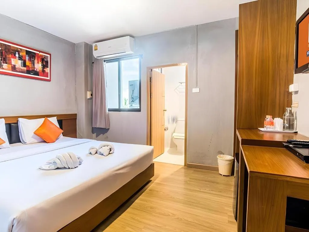 Bed in B2 Chiang Rai Night Bazaar Boutique & Budget Hotel