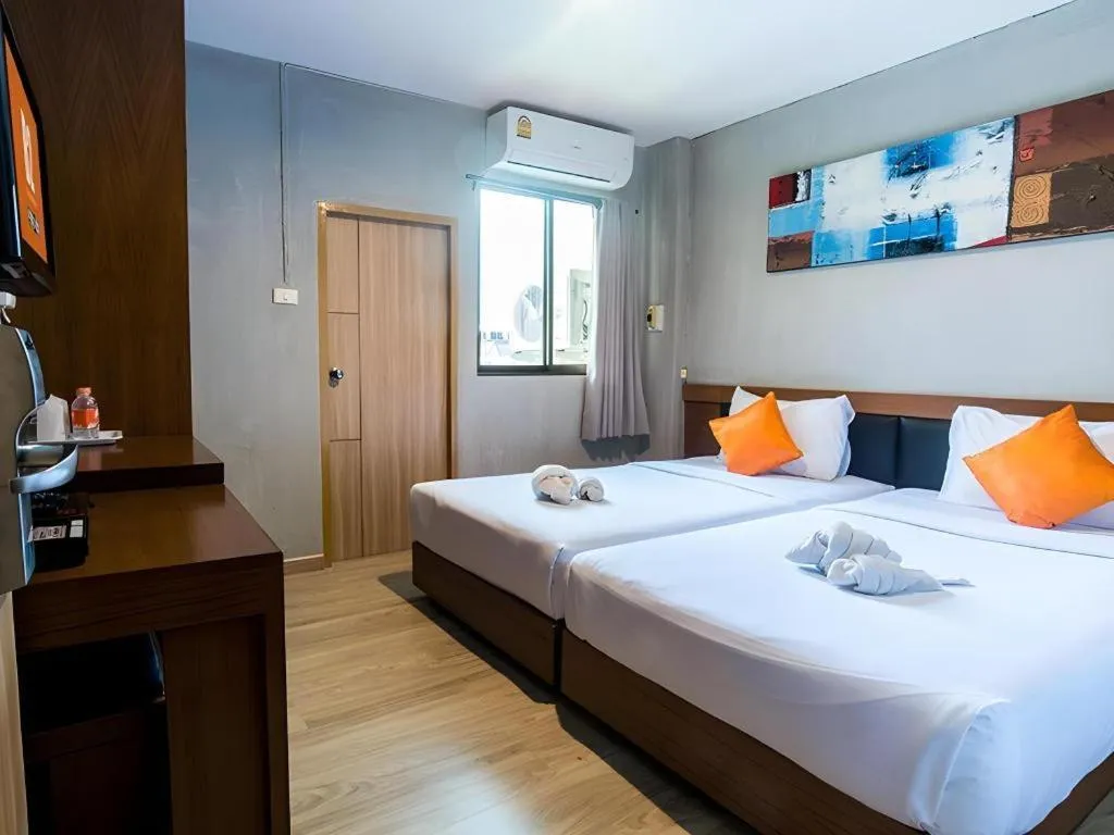 Bed in B2 Chiang Rai Night Bazaar Boutique & Budget Hotel