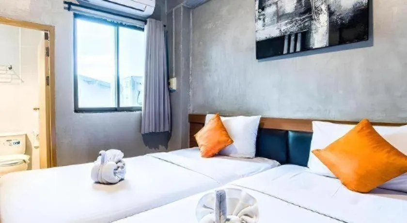 Bed in B2 Chiang Rai Night Bazaar Boutique & Budget Hotel