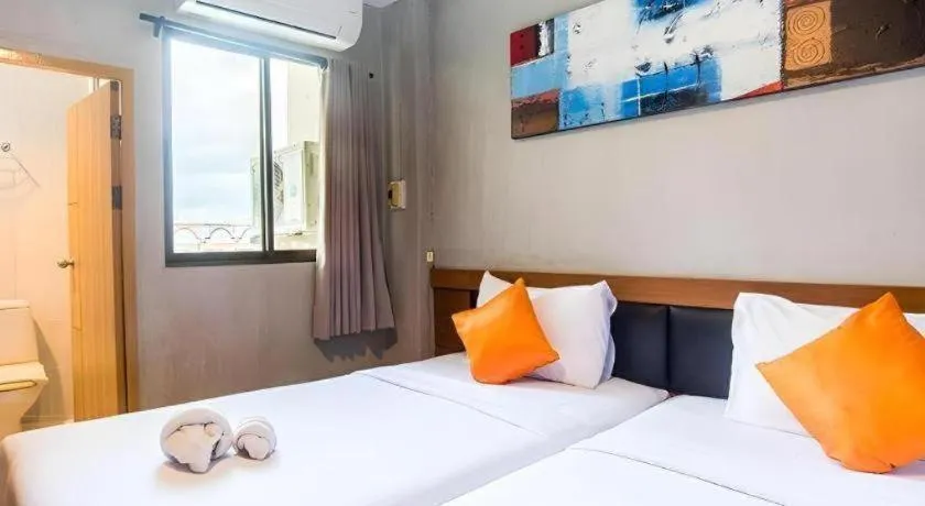 Bed in B2 Chiang Rai Night Bazaar Boutique & Budget Hotel