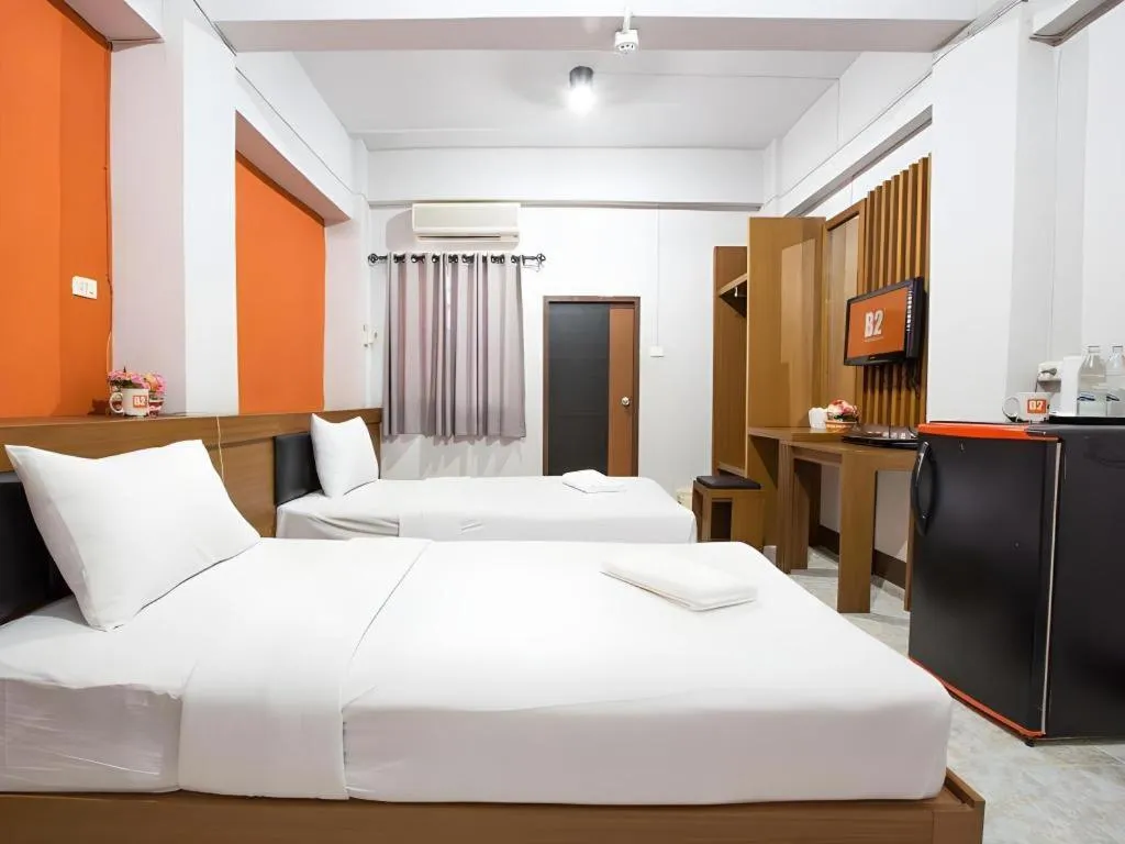 Bed in B2 Chiang Rai Night Bazaar Boutique & Budget Hotel