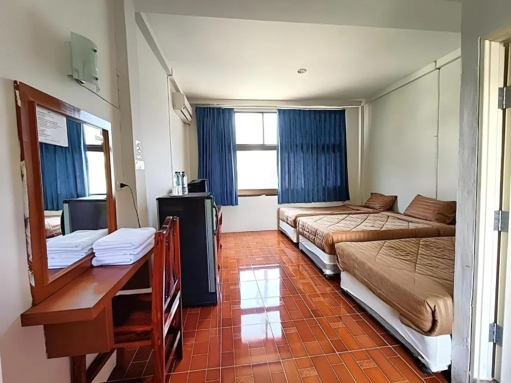 Bed in Piyaporn Hill Paradise Hotel