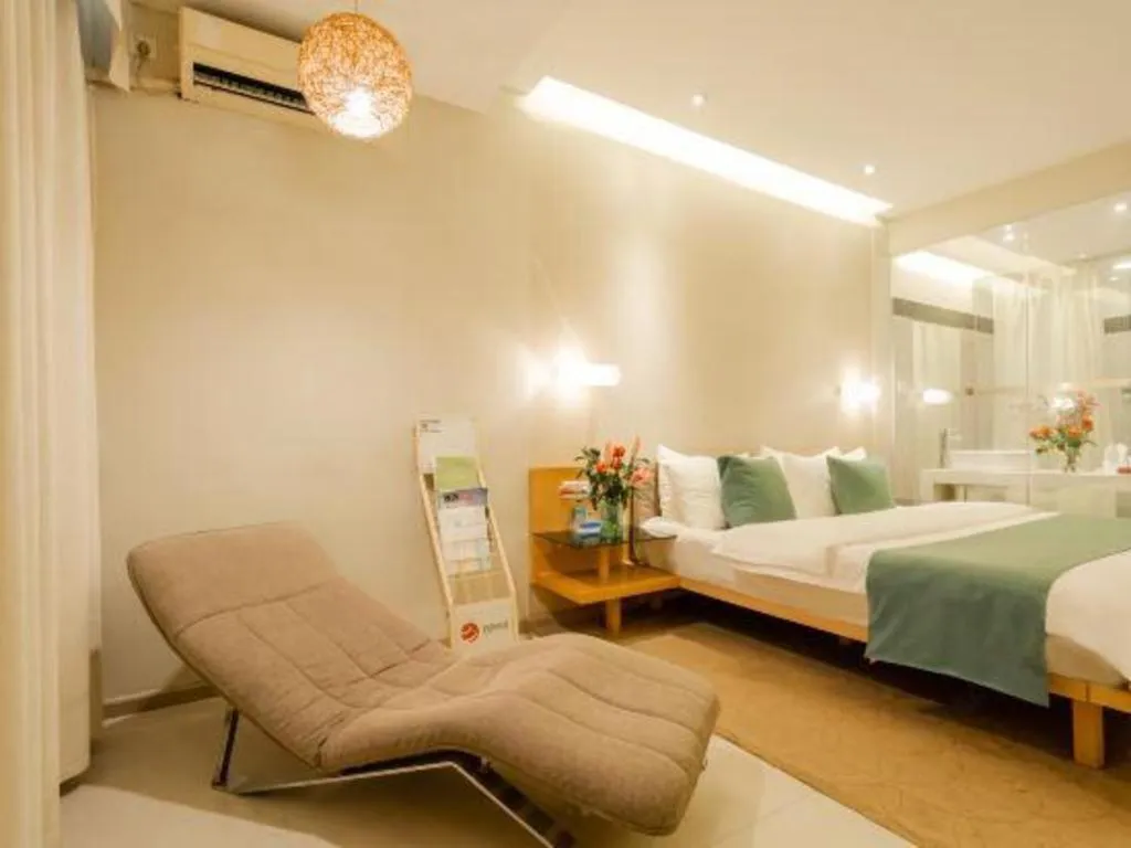 Bed in Tourism Trend Hotel