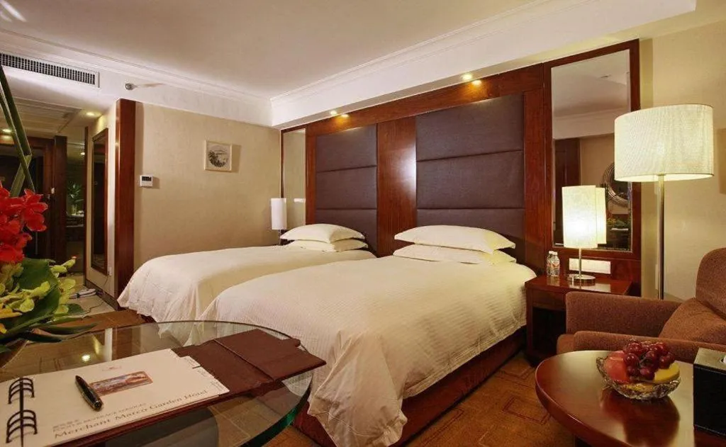 Bed in Hangzhou Merchant Marco Garden Hotel