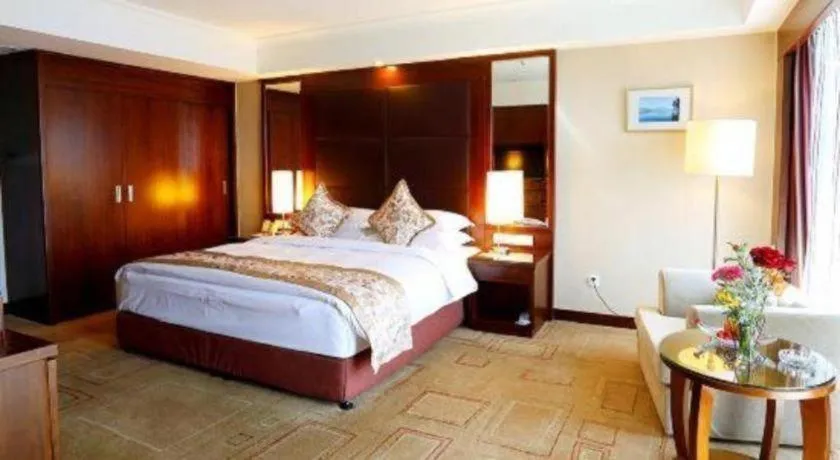 Bed in Hangzhou Merchant Marco Garden Hotel