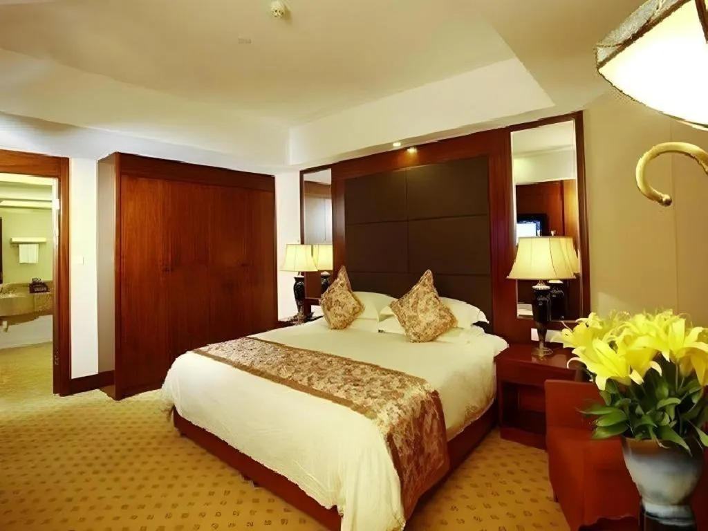 Bed in Hangzhou Merchant Marco Garden Hotel