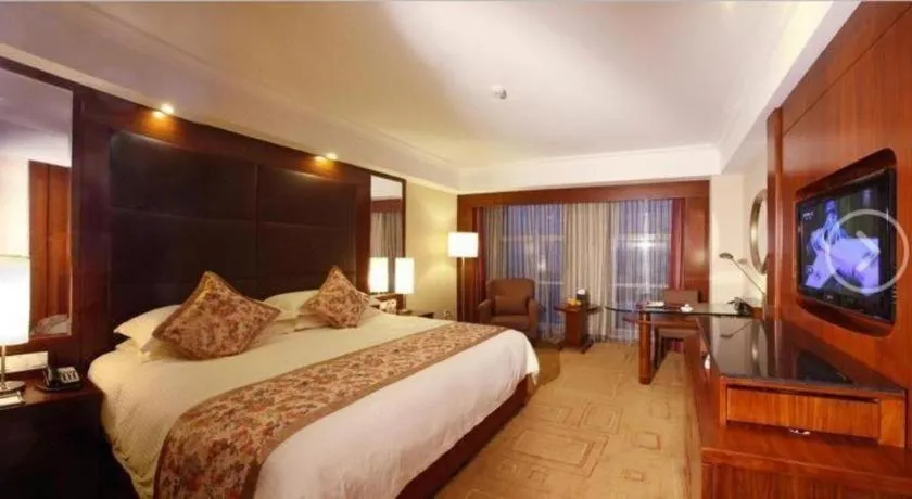 Bed in Hangzhou Merchant Marco Garden Hotel