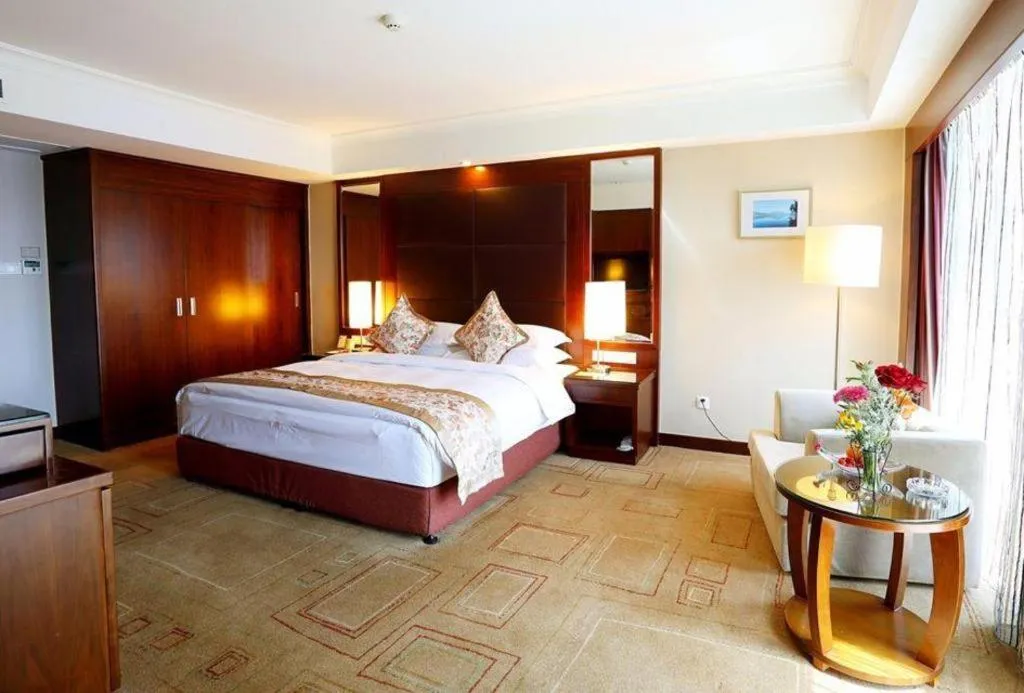 Bed in Hangzhou Merchant Marco Garden Hotel