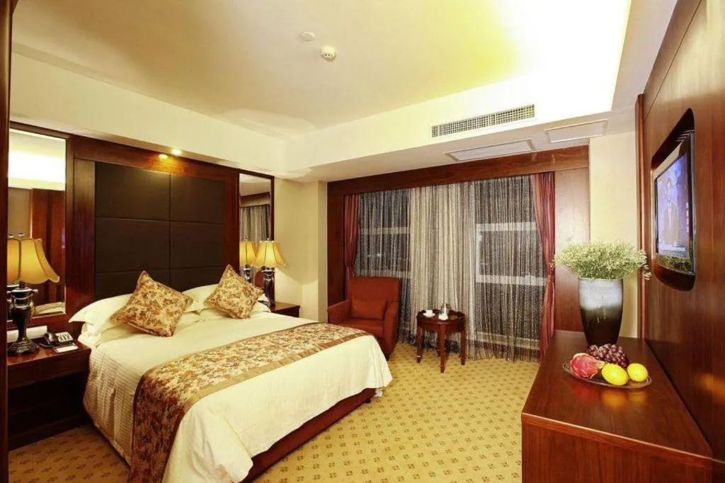 Bed in Hangzhou Merchant Marco Garden Hotel