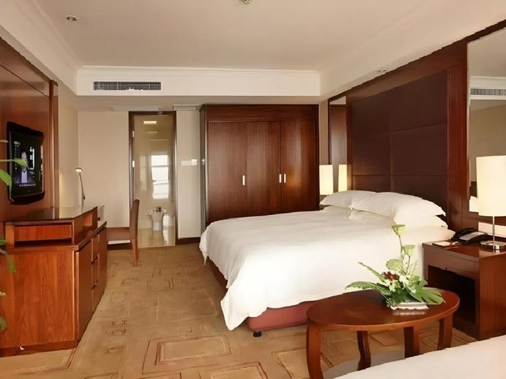 Bed in Hangzhou Merchant Marco Garden Hotel