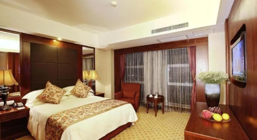 Bed in Hangzhou Merchant Marco Garden Hotel