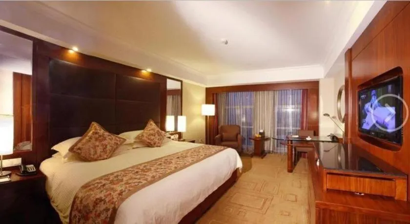 Bed in Hangzhou Merchant Marco Garden Hotel