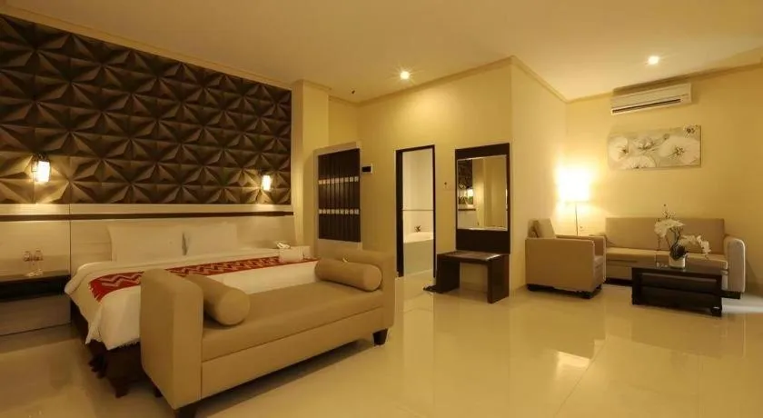 Bed in Puri Indah Hotel