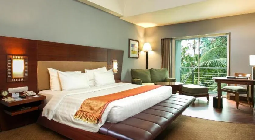 Bed in Blue Sky Hotel