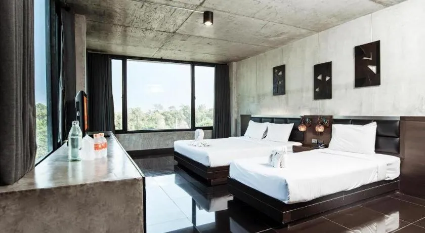 Bed in B2 Black Business and Budget Hotel