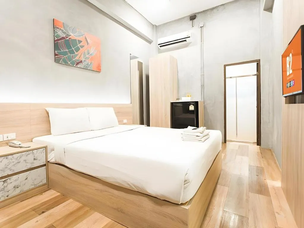 Bed in B2 Santitham Boutique & Budget Hotel