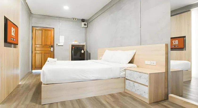 Bed in B2 Santitham Boutique & Budget Hotel
