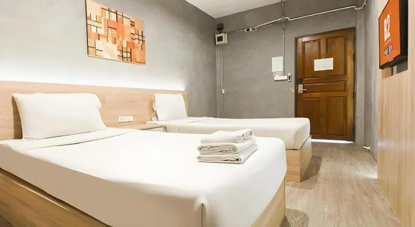 Bed in B2 Santitham Boutique & Budget Hotel