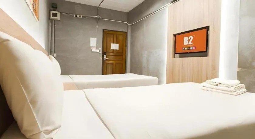 Bed in B2 Santitham Boutique & Budget Hotel