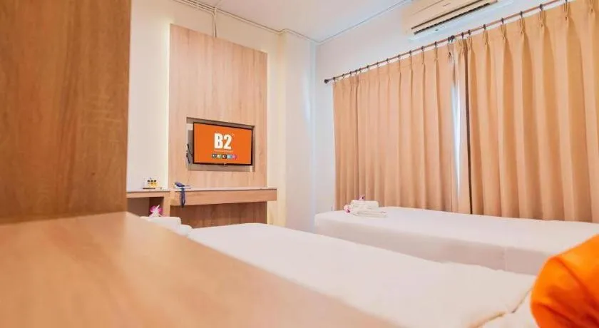 Bed in B2 Khamtieng Boutique & Budget Hotel