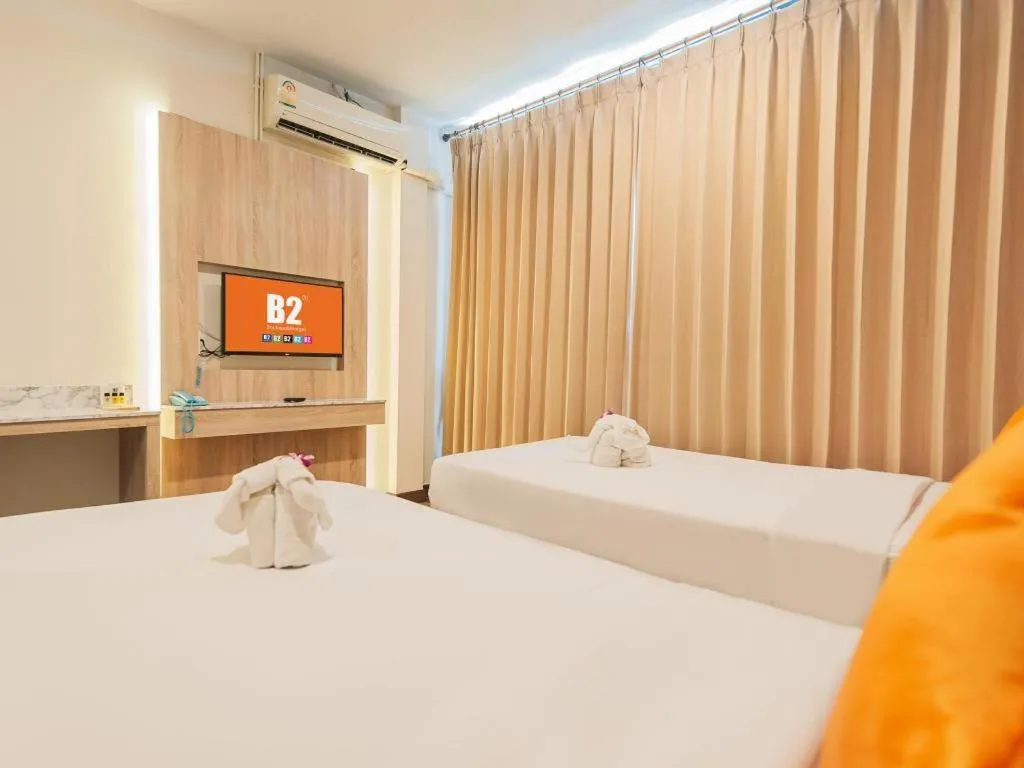 Bed in B2 Khamtieng Boutique & Budget Hotel