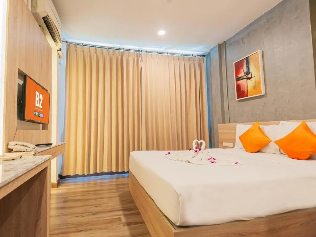 Bed in B2 Khamtieng Boutique & Budget Hotel