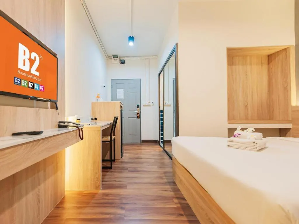 Bed in B2 Khamtieng Boutique & Budget Hotel