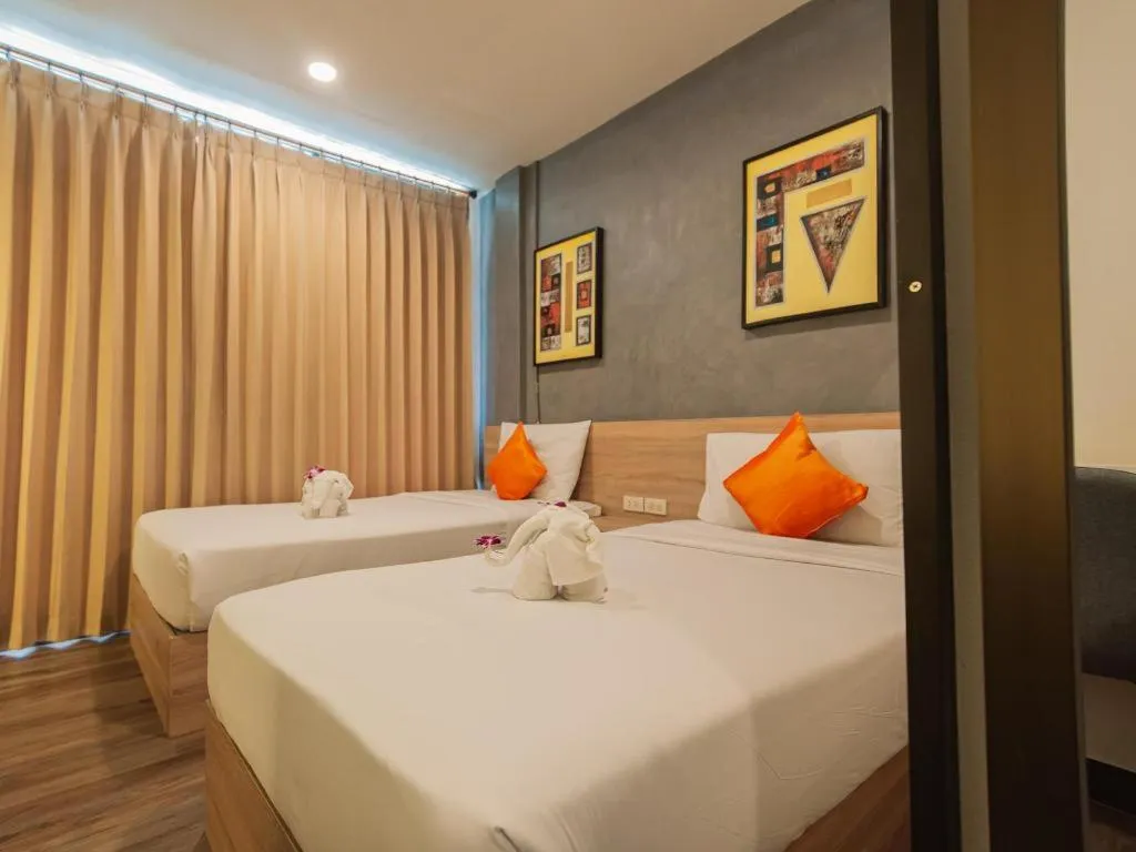 Bed in B2 Khamtieng Boutique & Budget Hotel