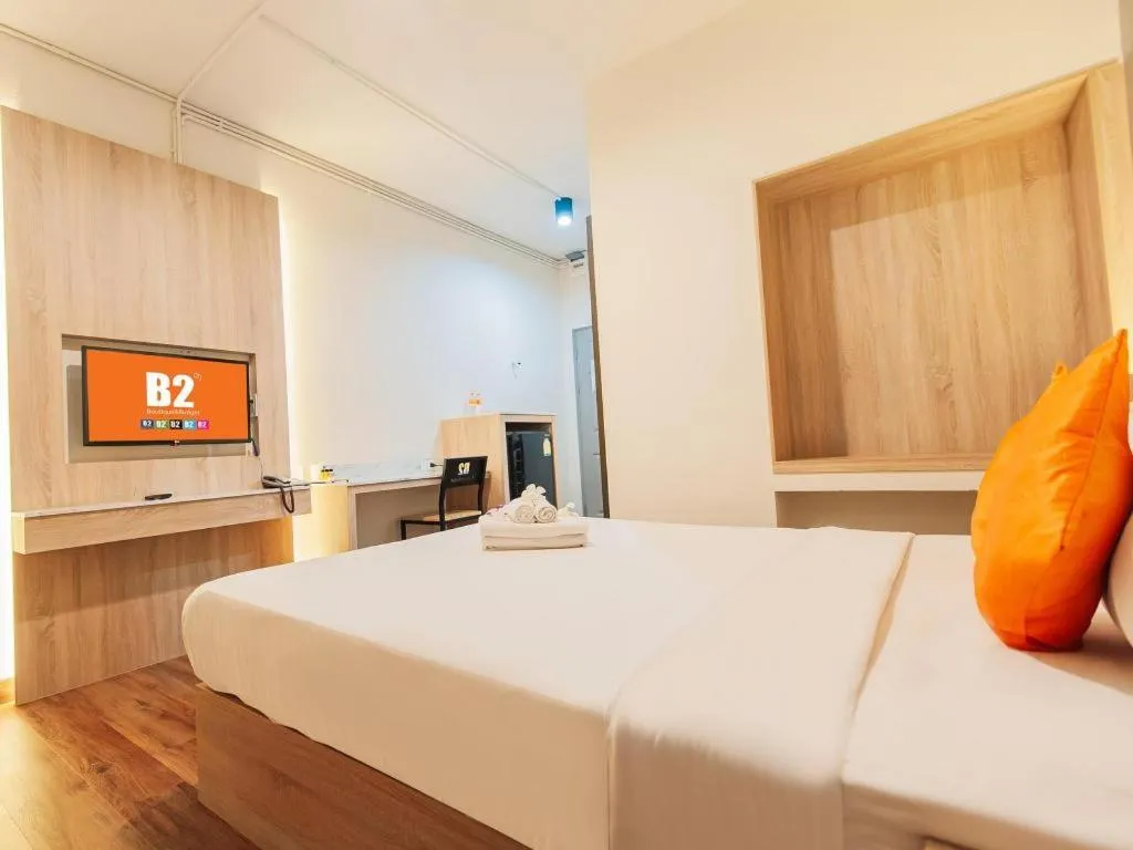 Bed in B2 Khamtieng Boutique & Budget Hotel