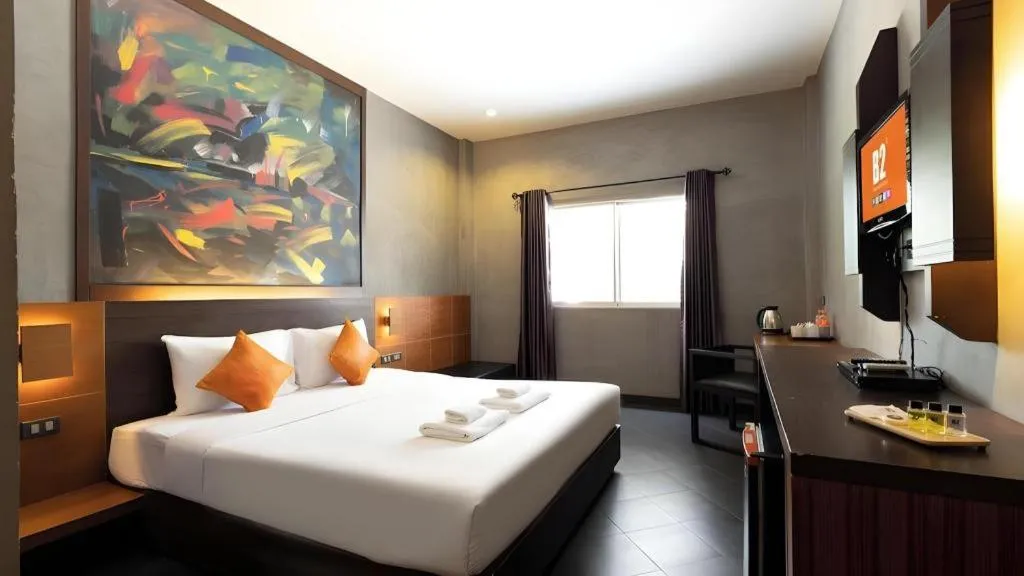 Bed in B2 Airport Boutique & Budget Hotel