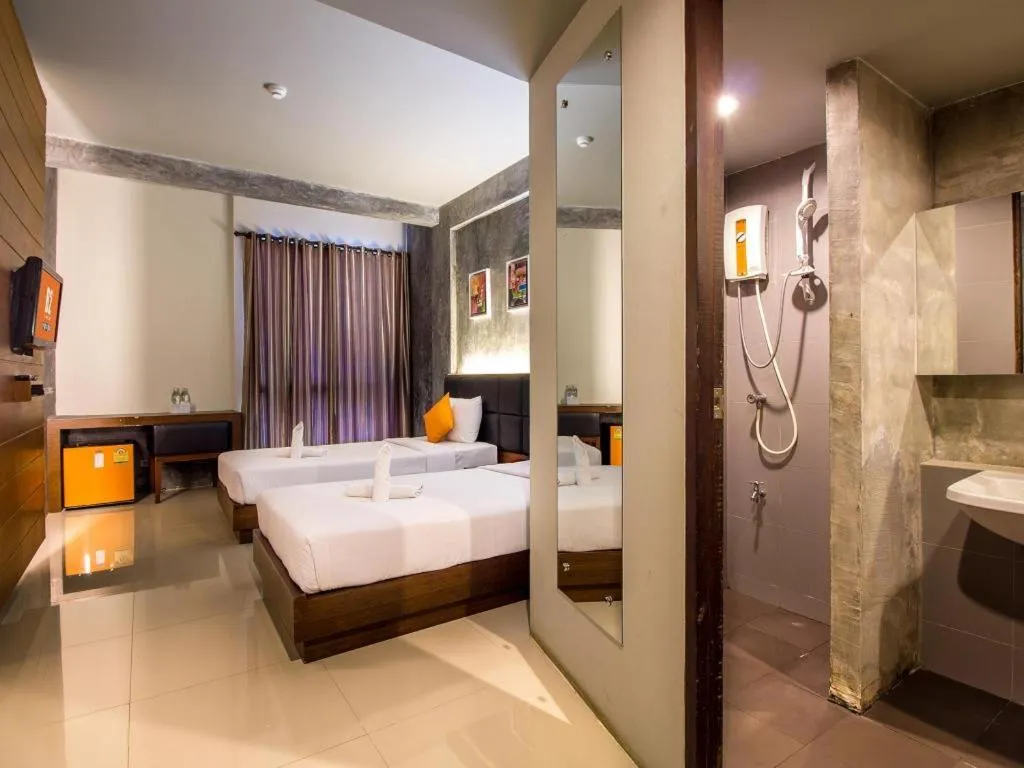Bed in B2 Thippanate Boutique & Budget Hotel