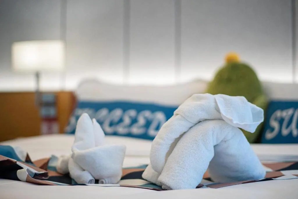 Bed in H-Hotel Riverside Chengdu