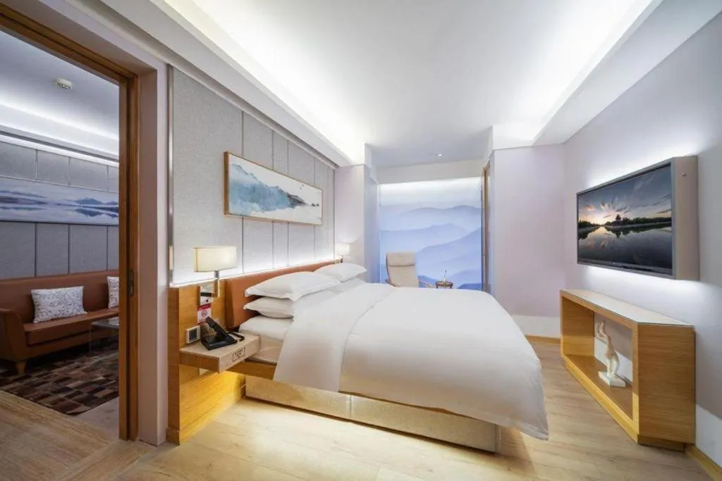 Bed in H-Hotel Riverside Chengdu