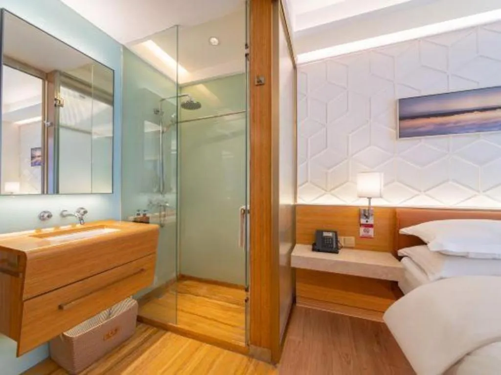 Bed in H-Hotel Riverside Chengdu