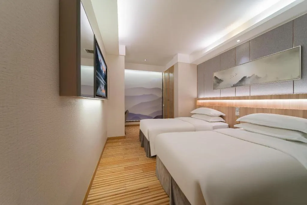 Bed in H-Hotel Riverside Chengdu