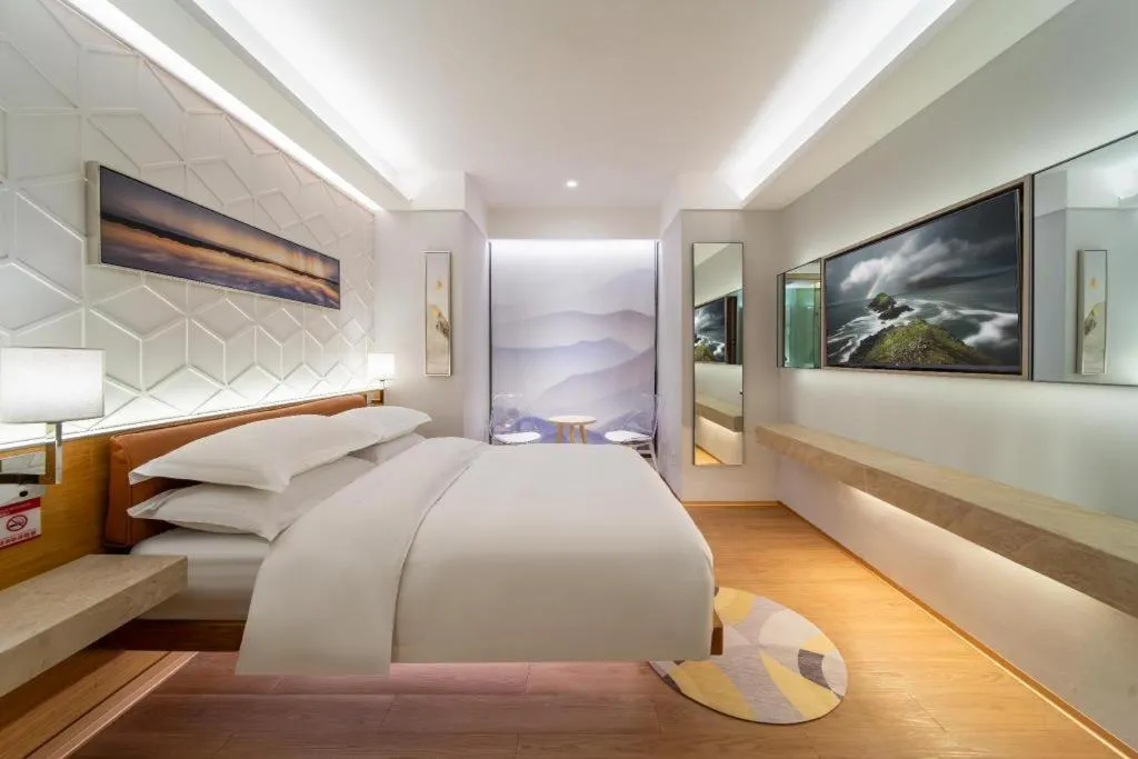 Bed in H-Hotel Riverside Chengdu